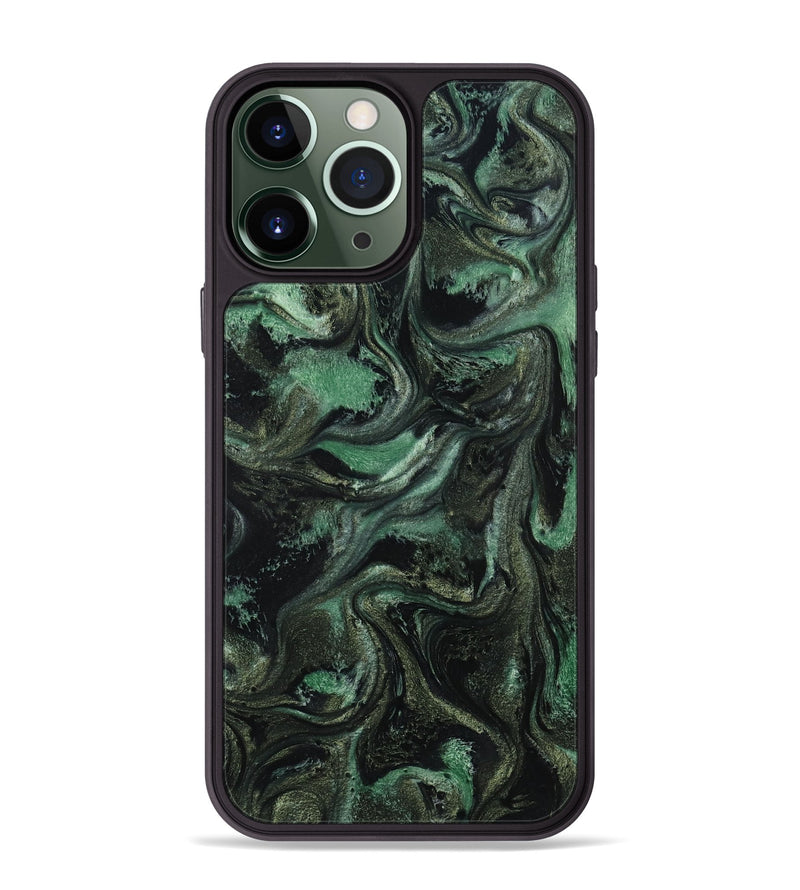 iPhone 13 Pro Max ResinArt Phone Case - Carina (Green, 801064)
