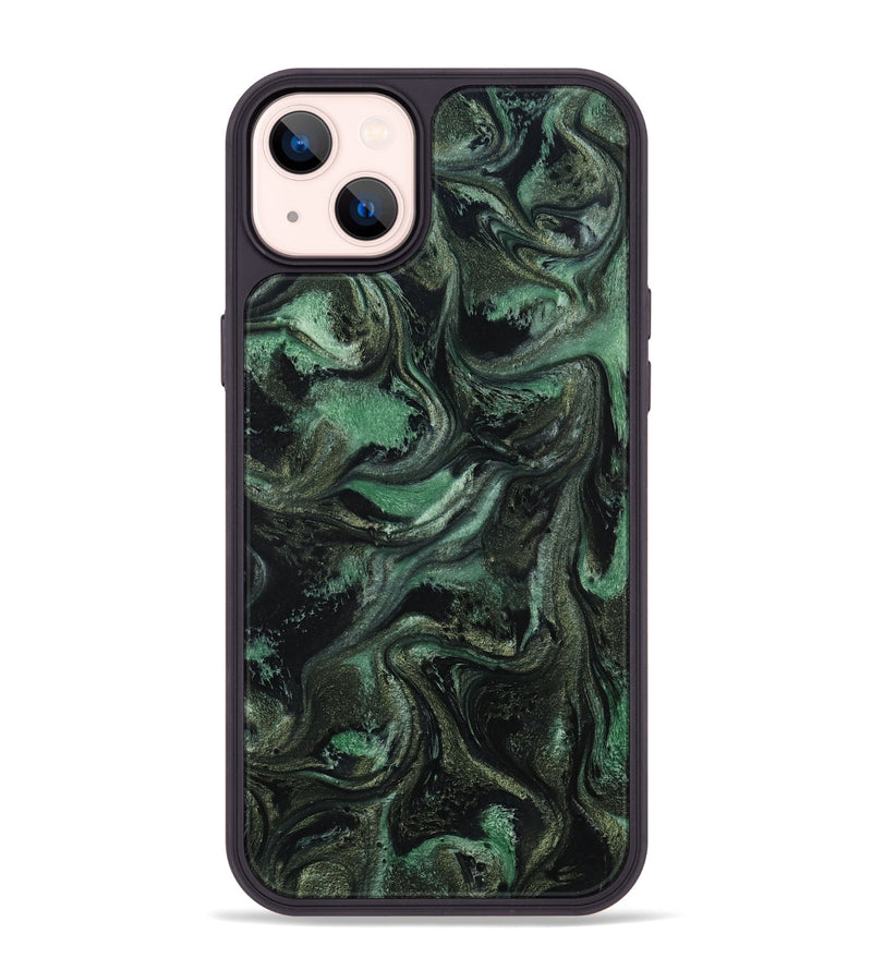 iPhone 14 Plus ResinArt Phone Case - Carina (Green, 801064)