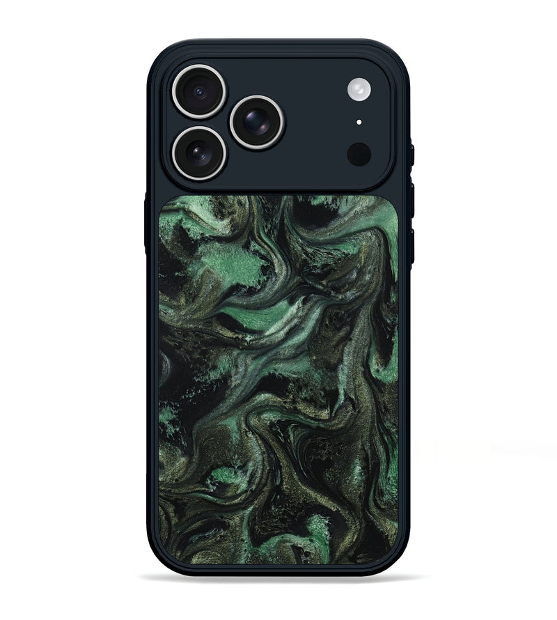 iPhone 17 Pro Max ResinArt Phone Case - Carina (Green, 801064)