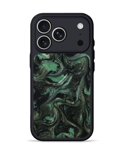 iPhone 17 Pro ResinArt Phone Case - Carina (Green, 801064)