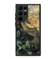 Galaxy S22 Ultra Wood Phone Case - Tabitha (Green, 801066)