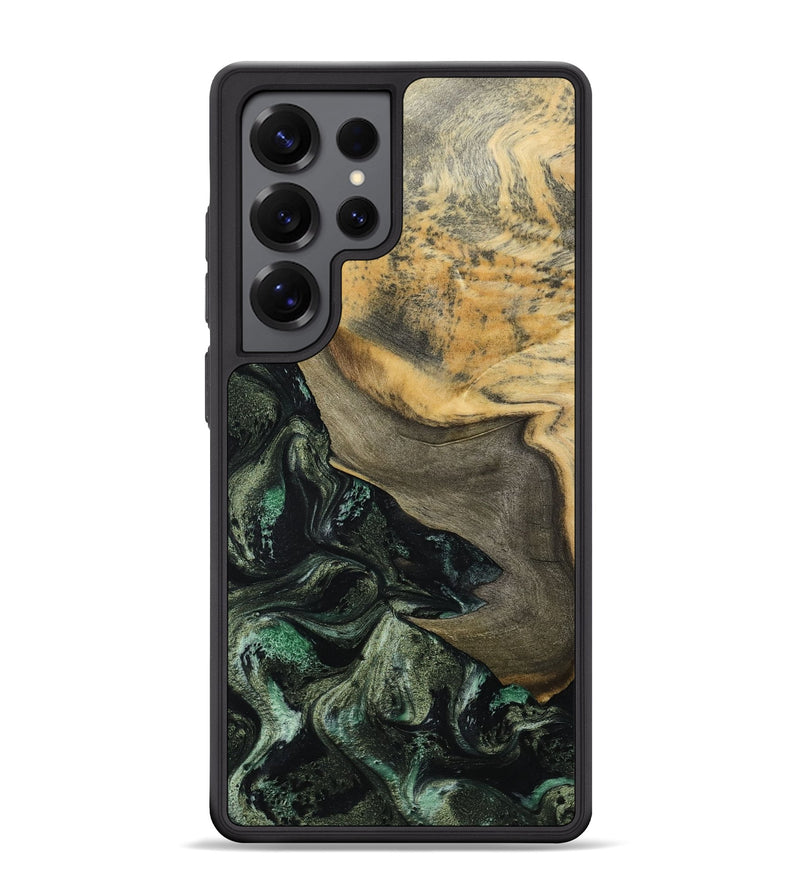 Galaxy S25 Ultra Wood Phone Case - Tabitha (Green, 801066)