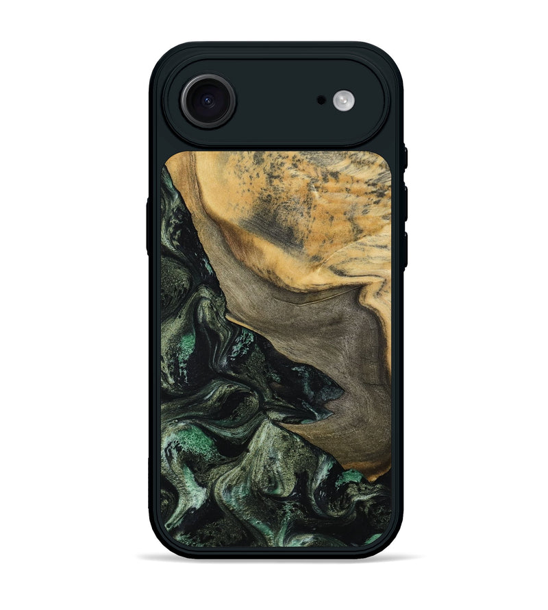 iPhone 17 Air Wood Phone Case - Tabitha (Green, 801066)