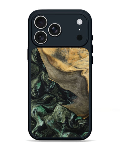 iPhone 17 Pro Max Wood Phone Case - Tabitha (Green, 801066)