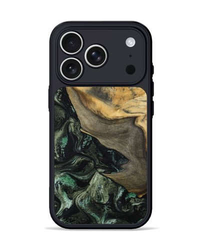 iPhone 17 Pro Wood Phone Case - Tabitha (Green, 801066)