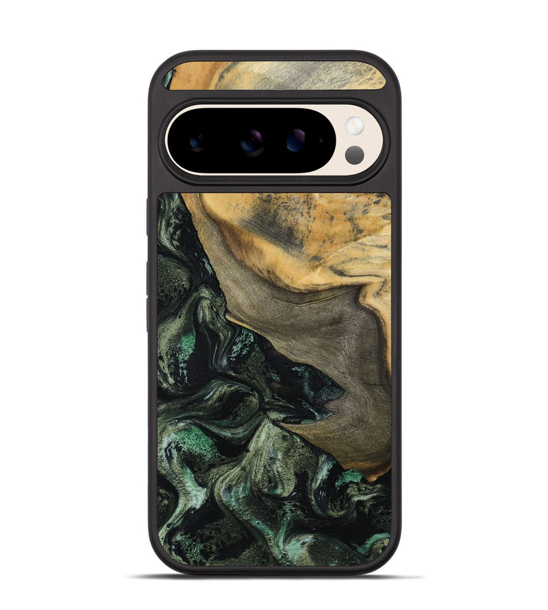 Pixel 10 Wood Phone Case - Tabitha (Green, 801066)