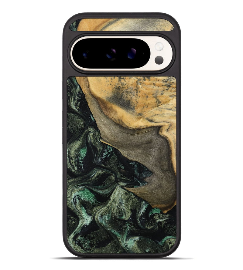 Pixel 10 Pro XL Wood Phone Case - Tabitha (Green, 801066)