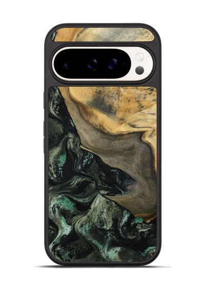 Pixel 9 Pro Wood Phone Case - Tabitha (Green, 801066)