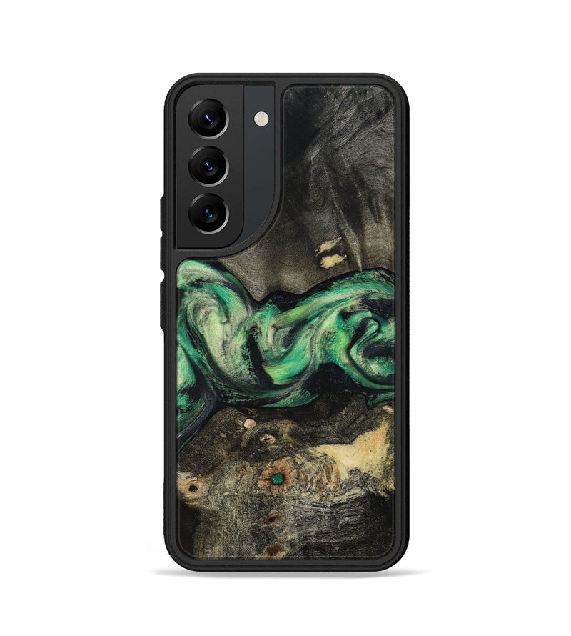 Galaxy S22 Wood Phone Case - Infant (Green, 801067)
