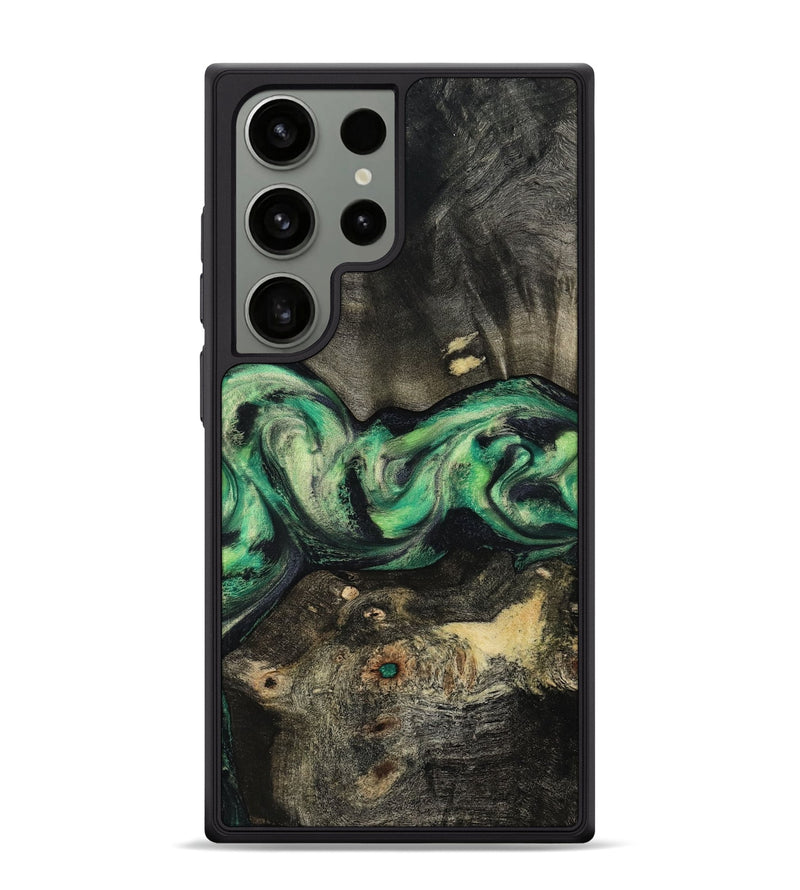 Galaxy S24 Ultra Wood Phone Case - Infant (Green, 801067)
