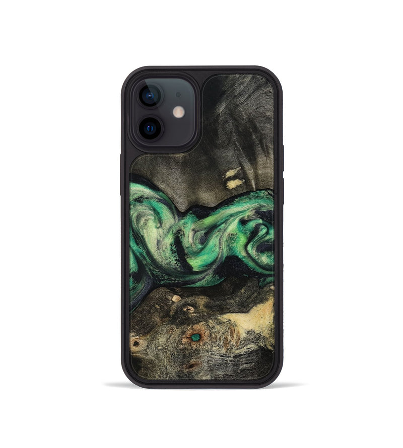 iPhone 12 mini Wood Phone Case - Infant (Green, 801067)