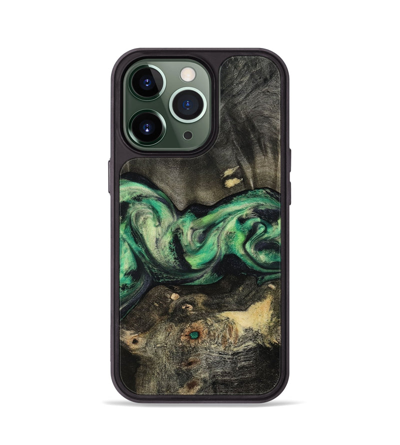 iPhone 13 Pro Wood Phone Case - Infant (Green, 801067)