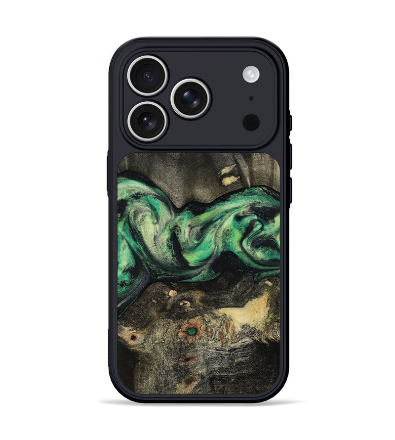 iPhone 17 Pro Wood Phone Case - Infant (Green, 801067)
