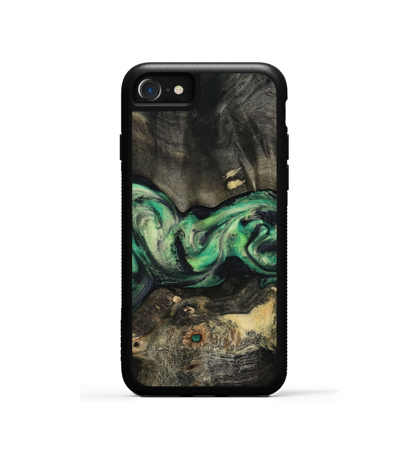 iPhone SE Wood Phone Case - Infant (Green, 801067)