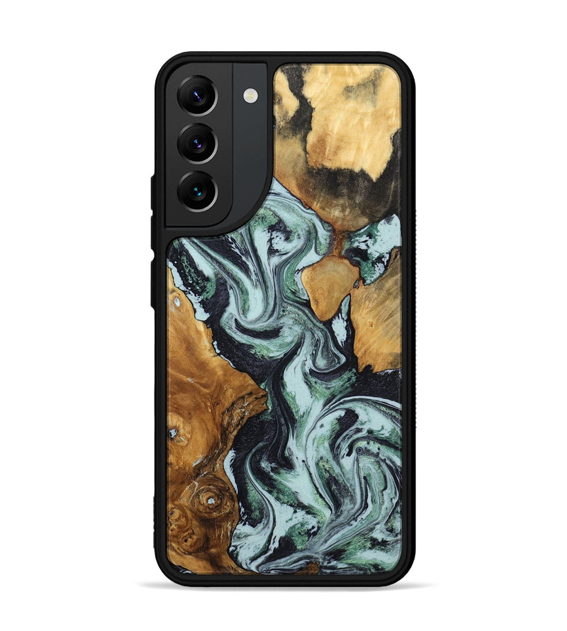 Galaxy S22 Plus Wood Phone Case - Bria (Green, 801068)