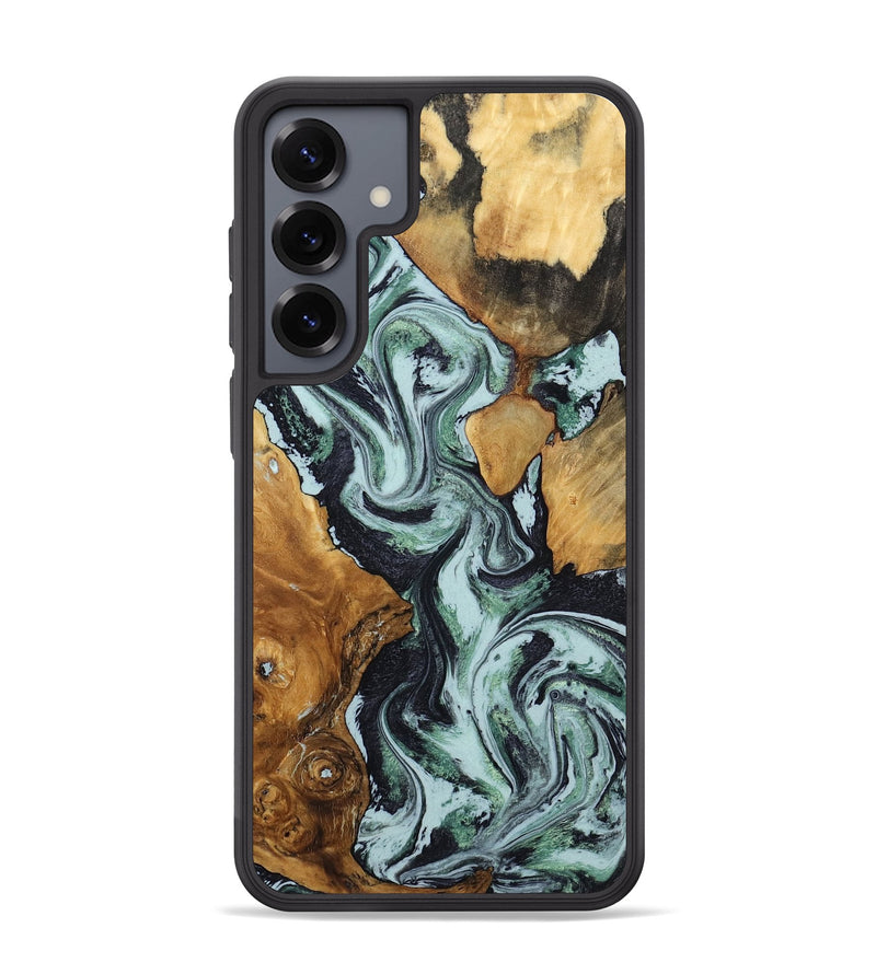 Galaxy S25 Plus Wood Phone Case - Bria (Green, 801068)