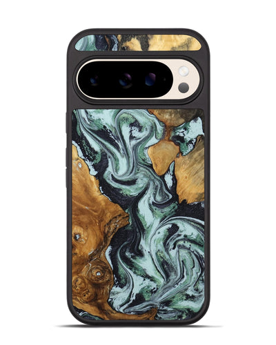 Pixel 10 Wood Phone Case - Bria (Green, 801068)
