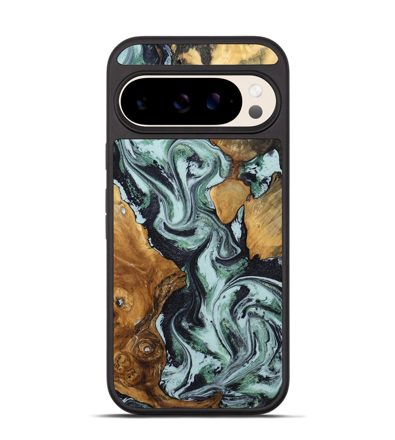 Pixel 10 Wood Phone Case - Bria (Green, 801068)