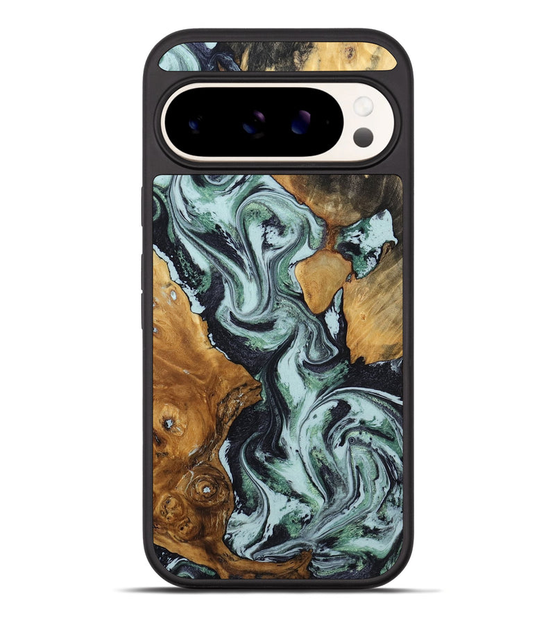 Pixel 10 Pro XL Wood Phone Case - Bria (Green, 801068)