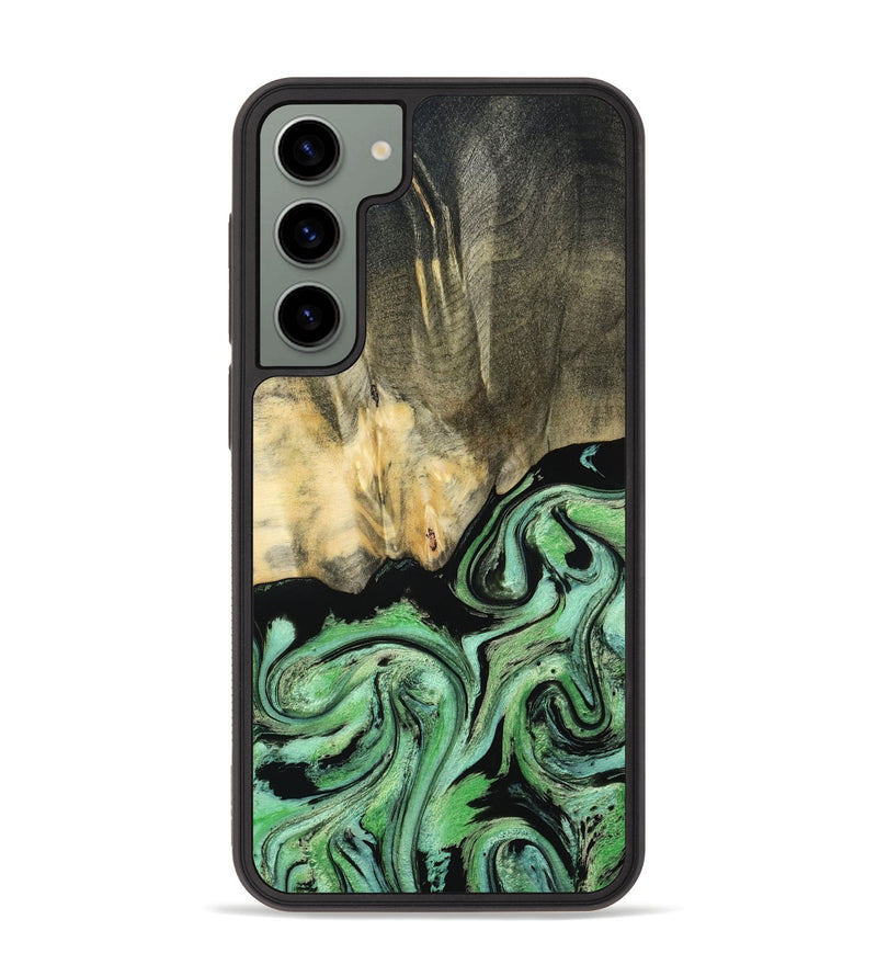 Galaxy S23 Plus Wood Phone Case - Tamie (Green, 801069)