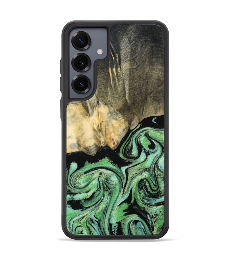Galaxy S25 Plus Wood Phone Case - Tamie (Green, 801069)