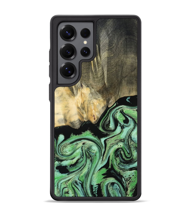 Galaxy S25 Ultra Wood Phone Case - Tamie (Green, 801069)