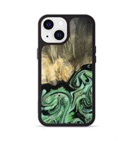 iPhone 13 Wood Phone Case - Tamie (Green, 801069)