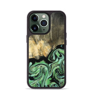 iPhone 13 Pro Wood Phone Case - Tamie (Green, 801069)