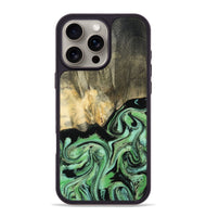 iPhone 16 Pro Max Wood Phone Case - Tamie (Green, 801069)