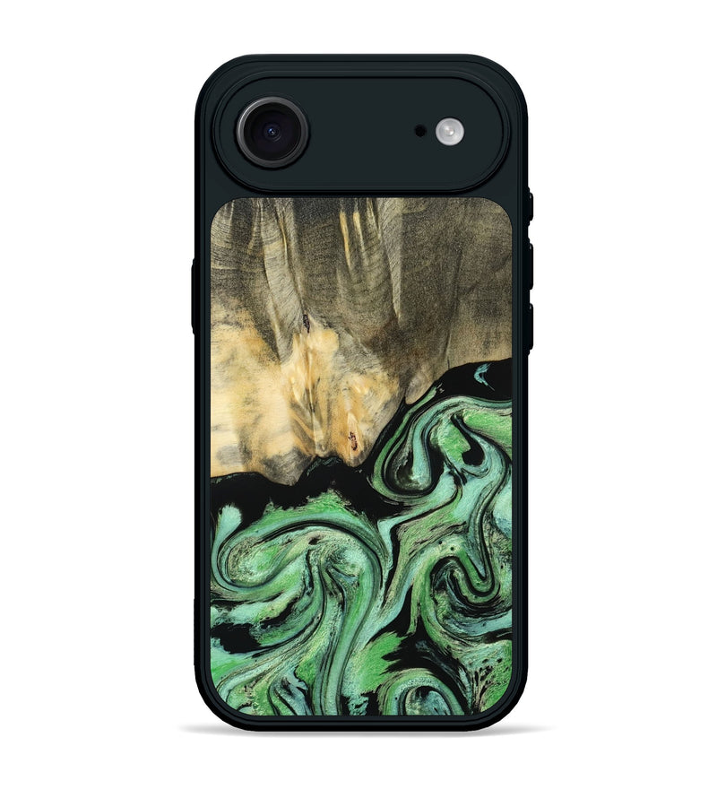 iPhone 17 Air Wood Phone Case - Tamie (Green, 801069)