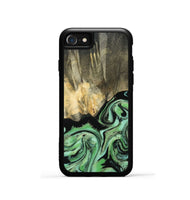 iPhone SE Wood Phone Case - Tamie (Green, 801069)