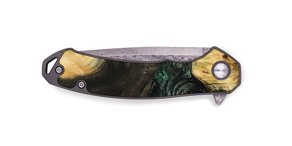 EDC Wood Pocket Knife - Nallely (Green, 801071)
