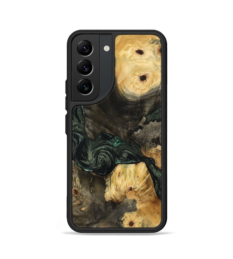 Galaxy S22 Wood Phone Case - Nallely (Green, 801071)
