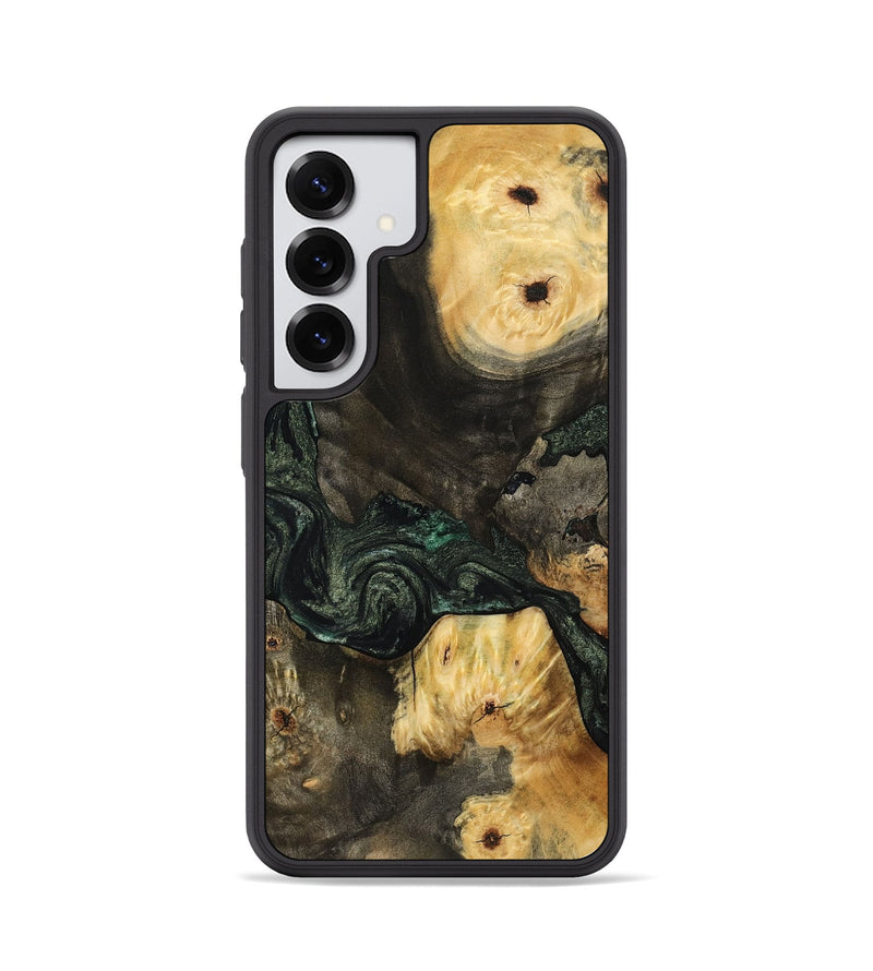 Galaxy S25 Wood Phone Case - Nallely (Green, 801071)