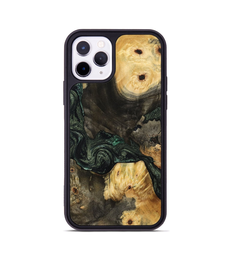 iPhone 11 Pro Wood Phone Case - Nallely (Green, 801071)