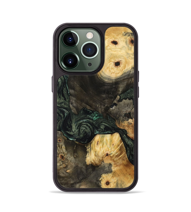 iPhone 13 Pro Wood Phone Case - Nallely (Green, 801071)