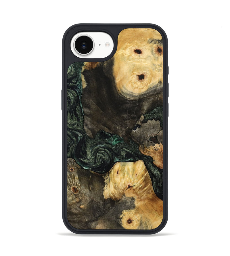 iPhone 16e Wood Phone Case - Nallely (Green, 801071)