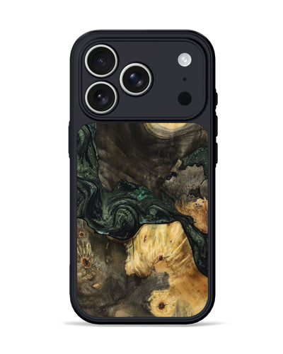 iPhone 17 Pro Wood Phone Case - Nallely (Green, 801071)