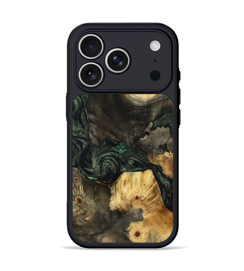 iPhone 17 Pro Wood Phone Case - Nallely (Green, 801071)