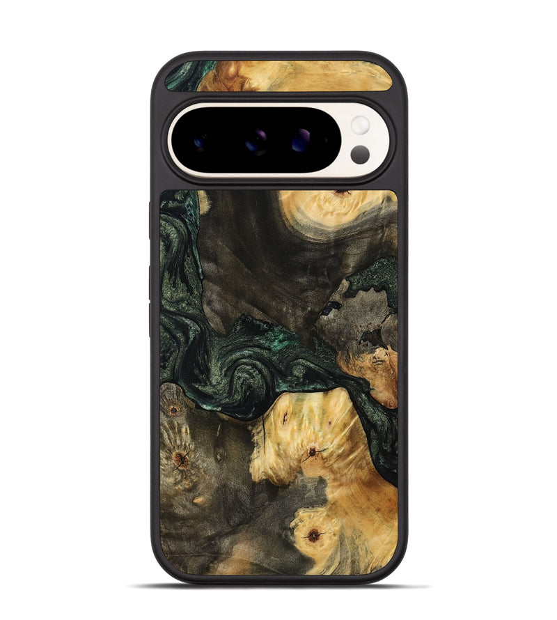 Pixel 9 Wood Phone Case - Nallely (Green, 801071)