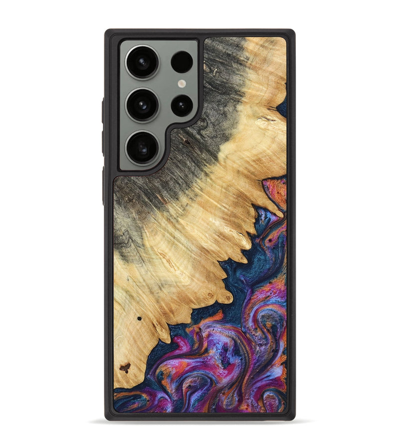 Galaxy S23 Ultra Wood Phone Case - Ally (Blue, 801072)