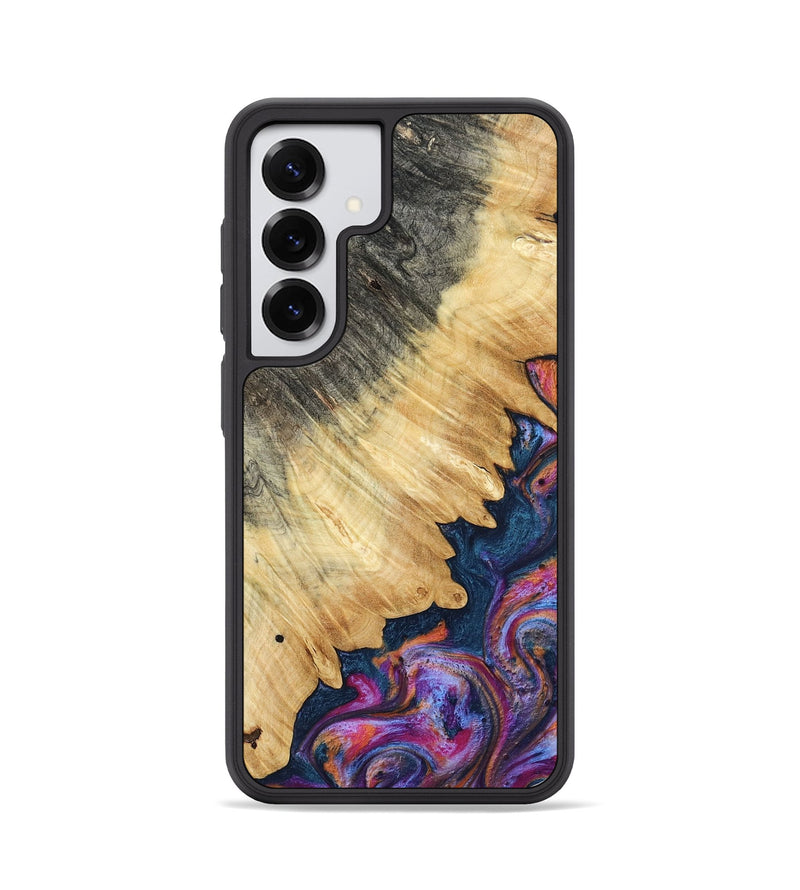 Galaxy S25 Wood Phone Case - Ally (Blue, 801072)