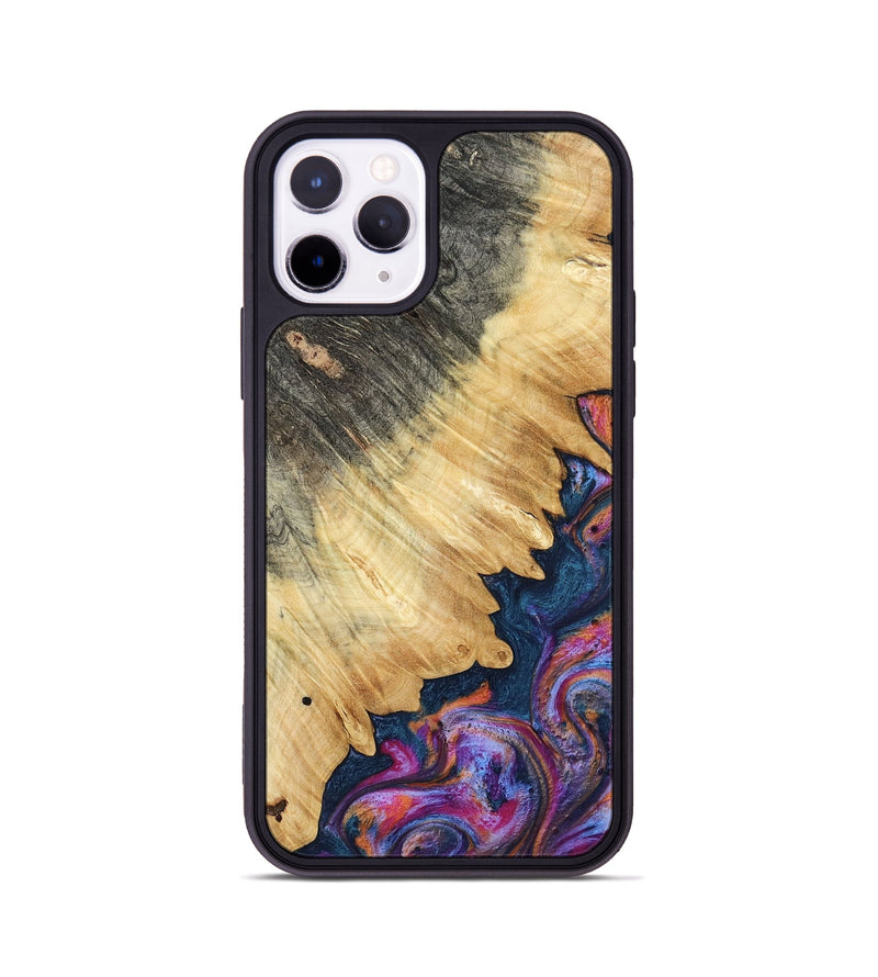 iPhone 11 Pro Wood Phone Case - Ally (Blue, 801072)