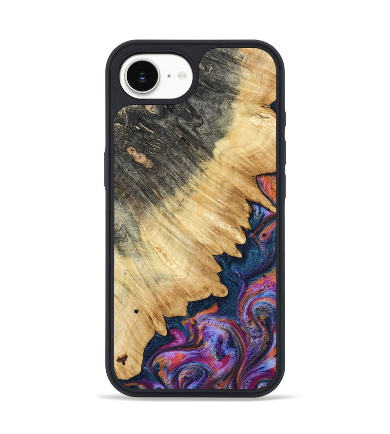 iPhone 16e Wood Phone Case - Ally (Blue, 801072)