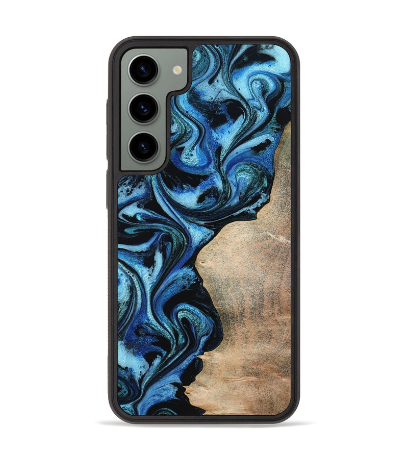 Galaxy S23 Plus Wood Phone Case - Kaitlyn (Blue, 801073)