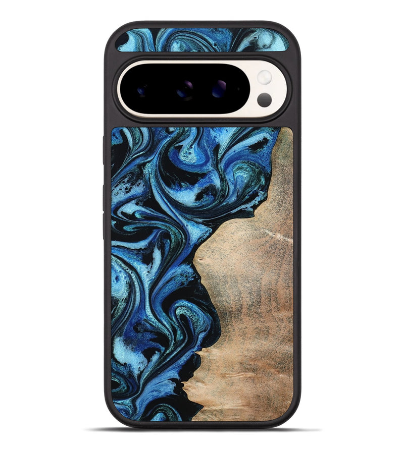 Pixel 9 Pro XL Wood Phone Case - Kaitlyn (Blue, 801073)