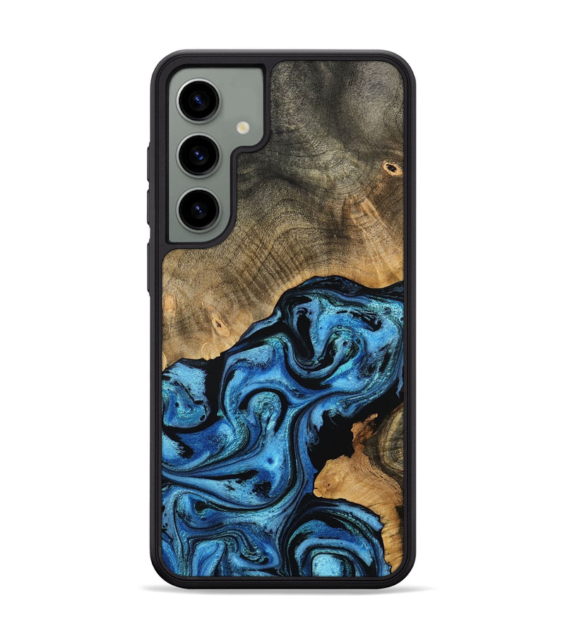 Galaxy S24 Plus Wood Phone Case - Aurora (Blue, 801074)
