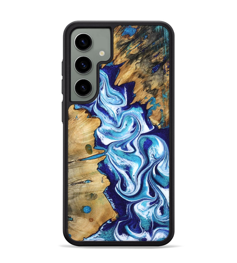 Galaxy S24 Plus Wood Phone Case - Gemma (Blue, 801075)