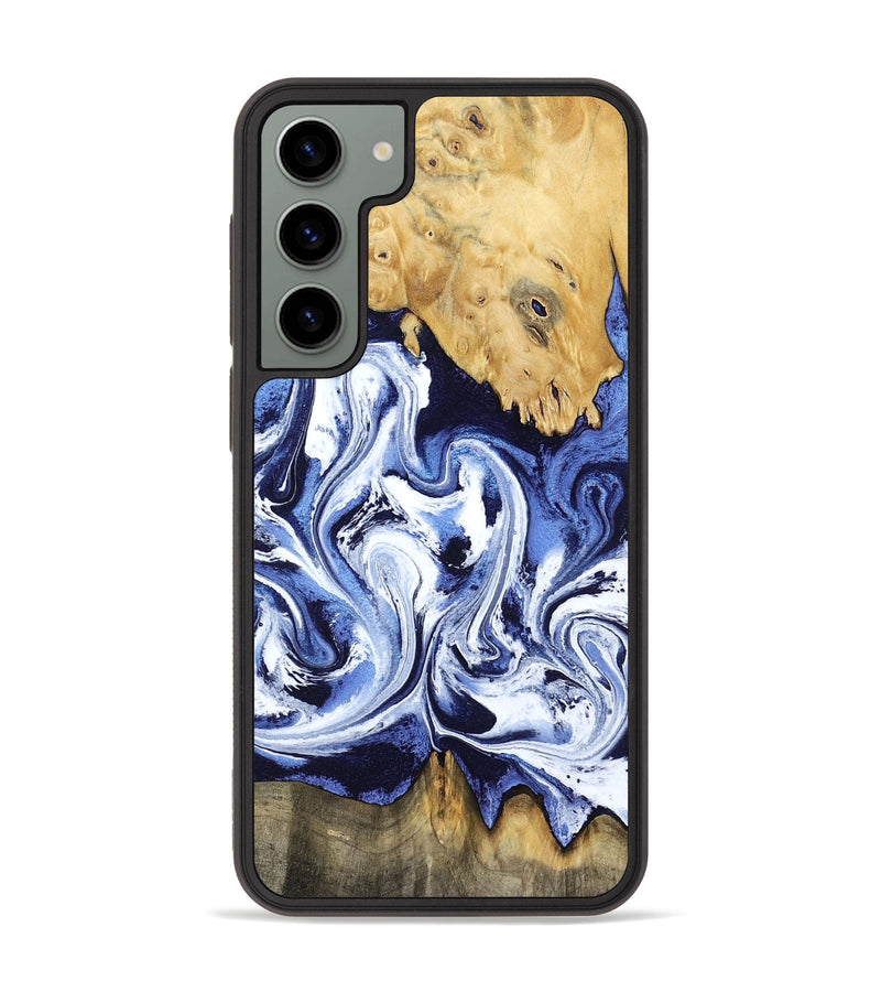 Galaxy S23 Plus Wood Phone Case - Elwin (Blue, 801077)