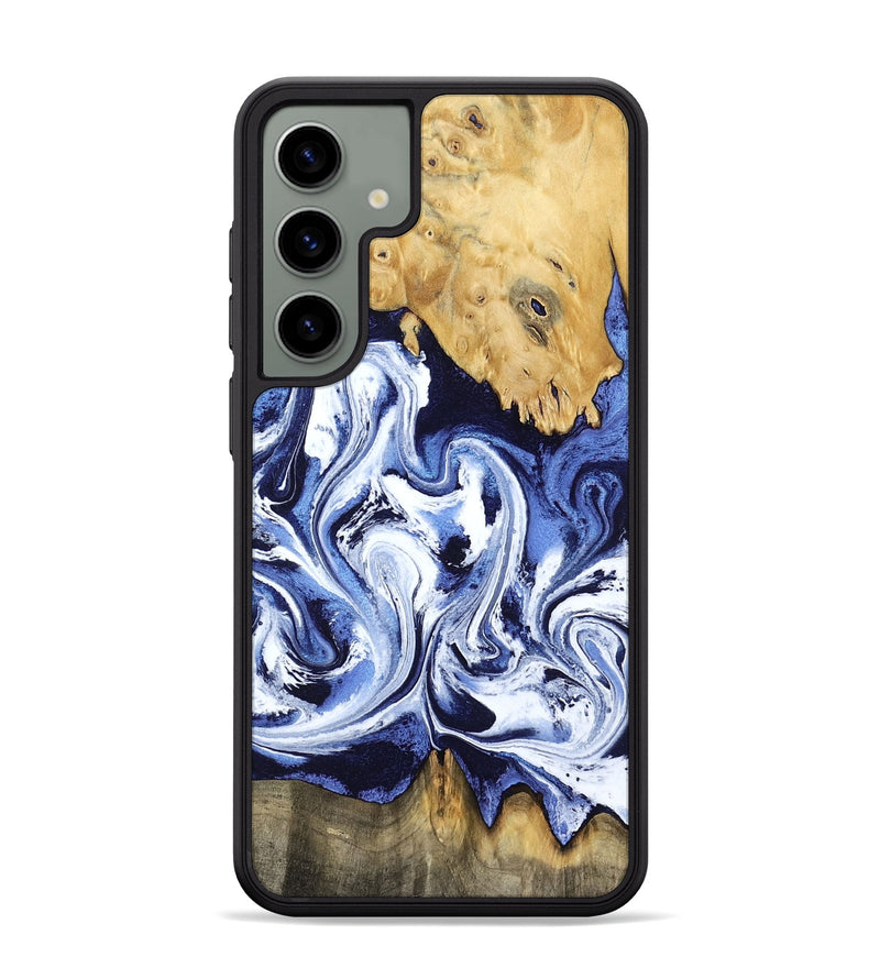Galaxy S24 Plus Wood Phone Case - Elwin (Blue, 801077)